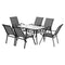 Gardeon 7PC Outdoor Dining Set Table Chairs Patio Furniture Grey
