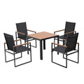 Gardeon 5PC Outdoor Dining Set Table Chairs Patio Furniture