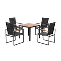 Gardeon 5PC Outdoor Dining Set Table Chairs Patio Furniture