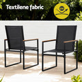 Gardeon 5PC Outdoor Dining Set Table Chairs Patio Furniture