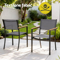 Gardeon 7pc Outdoor Dining Set Table Chairs Patio Furniture