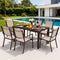 Gardeon 7PCS Outdoor Dining Set Patio Furniture Table and Chairs Garden Coffee