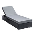 Gardeon Wicker Sun Lounge Adjustable Rattan Day Bed Outdoor Furniture