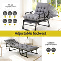 Gardeon 3-in-1 Sun Lounger Folding Camping Chair Adjustable Recliner Patio Furniture for Office Nap, Poolside
