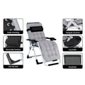 Gardeon Zero Gravity Chair Folding Sun Lounge Outdoor Camping Lounger