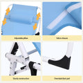 Gardeon Sun Lounger 5 Position Folding Tanning Chair with Face Hole Blue