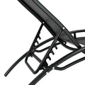 Gardeon 3PC Sun Lounge Outdoor Lounger Steel Table Chairs Patio