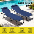 Gardeon Sun Lounger Folding Beach Chair Outdoor Patio Furniture