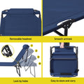 Gardeon Sun Lounger Folding Beach Chair Outdoor Patio Furniture