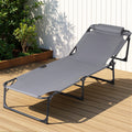 Gardeon Sun Lounger Folding Beach Chair Outdoor Patio Furniture