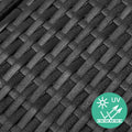 Gardeon 2PC Wicker Sun Lounge Adjustable Outdoor Beach Chair Black