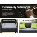 Gardeon Wicker Outdoor Sofa Set Lounge Patio Furniture Table Chairs