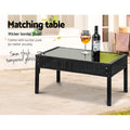 Gardeon Wicker Outdoor Sofa Set Lounge Patio Furniture Table Chairs