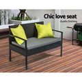 Gardeon Wicker Lounge Sofa Set Outdoor Furniture Table Chairs Cover