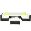 Gardeon 10pc Outdoor Wicker Sofa Set 9 Seater Lounge Couch