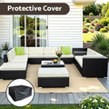 Gardeon 13pc Outdoor Wicker Lounge Setting Sofa Couch Cover