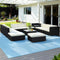 Gardeon 13pc Outdoor Wicker Lounge Setting Sofa Couch Cover