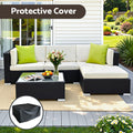 Gardeon 5 Piece Wicker Outdoor Sofa Set Lounge Couch