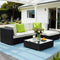 Gardeon 5 Piece Wicker Outdoor Sofa Set Lounge Couch