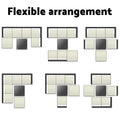 Gardeon 7 Piece Outdoor Wicker Sofa Set 6 Seater Lounge Couch