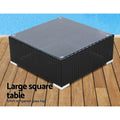 Gardeon Wicker Outdoor Sofa Set 7 Seater Lounge Couch Grey