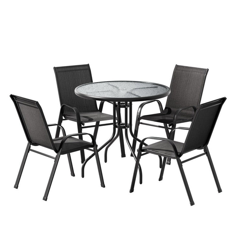 Gardeon Outdoor Dining Set Table Chairs Patio Furniture Bistro