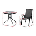 Gardeon Outdoor Dining Set Table Chairs Patio Furniture Bistro