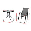 Gardeon Outdoor Dining Set 4 Seater Patio Garden Furniture Table Chairs