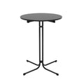 Gardeon Outdoor Bar Table Round Folding 109cm Patio Furniture Black