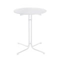 Gardeon Round Folding Outdoor Bar Table 109cm White Patio Furniture