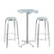 Gardeon 3 Piece Outdoor Bar Set Bistro Table Stools Round Cafe