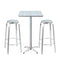 Gardeon Outdoor Bar Set 3pc Bistro Table Stools Adjustable Square