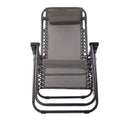 Gardeon Zero Gravity Chair 2PC Folding Recliner Outdoor Beige