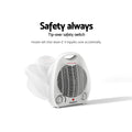 Devanti Electric Fan Heater 2000W Portable