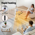 Devanti Bladeless Tower Fan Heater 2in1 Portable Oscillating White