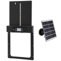 Giantz Automatic Chicken Coop Door 37cm Solar Powered Smart App Control Black