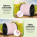 Giantz Electric Fence Tape 400M Red White Polytape Wire