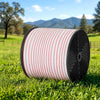 Giantz Electric Fence Tape Polytape 400M Electric Fence Wire Red White