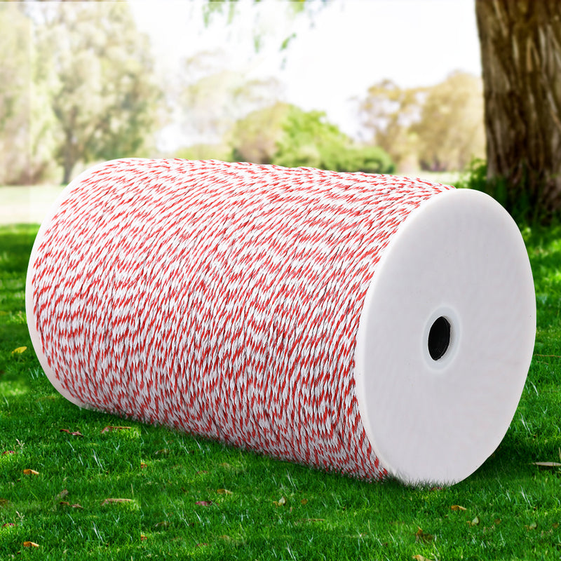 Giantz Electric Fence Poly Wire 2000m Roll