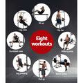 Everfit Weight Bench Chin Up Bar 380kg Capacity Home Gym