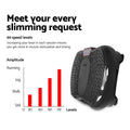 Everfit Vibration Machine Platform with Resistance Rope Black
