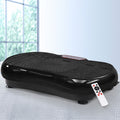 Everfit Vibration Machine Platform with Resistance Rope Black