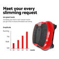 Everfit Vibration Machine Platform Red w/ Resistance Rope Home Fitness