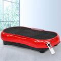 Everfit Vibration Machine Platform Red w/ Resistance Rope Home Fitness