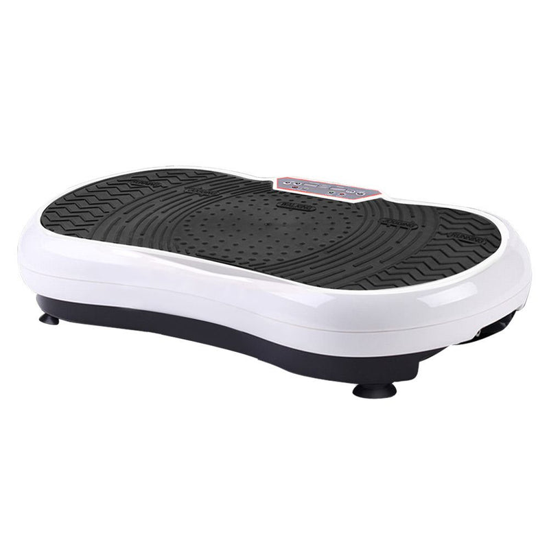 Everfit Vibration Machine Platform White with Resistance Rope
