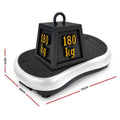 Everfit Vibration Machine Platform White with Resistance Rope