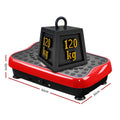 Everfit Vibration Machine Platform Red with Resistance Rope