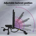 Everfit Weight Bench Adjustable FID 450kg Capacity Home Gym