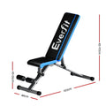 Everfit Weight Bench Adjustable FID 330kg Capacity Home Gym