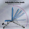 Everfit Weight Bench Adjustable FID 330kg Capacity Home Gym